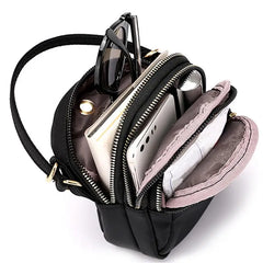 Nylon Mini Crossbody Bag for Women Girls Teens