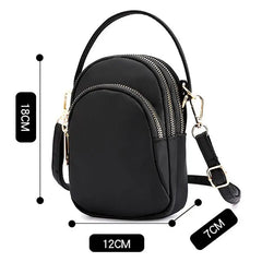 Nylon Mini Crossbody Bag for Women Girls Teens