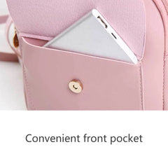Mini Women Backpack Shoulder Bag Girl Bookbags Multifunction School Bag