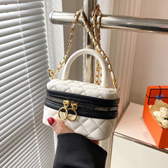 Mini Lipstick Bag Chain Crossbody Box Women's