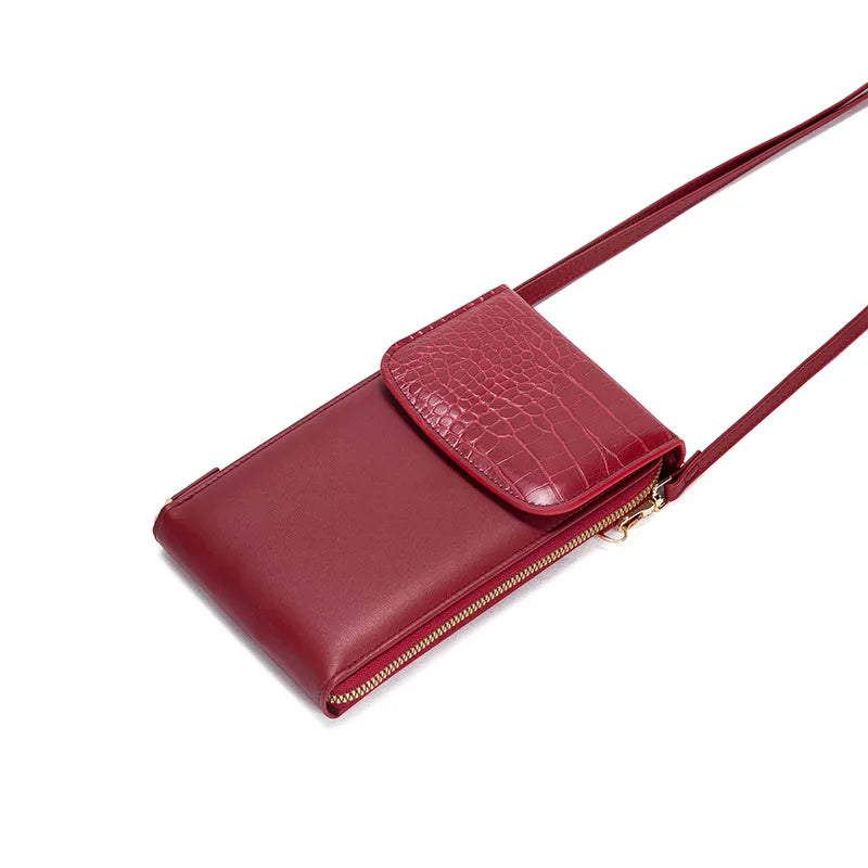 Mini Shoulder Bags Soft Mobile Phone Bags Leather Pu Women Purse