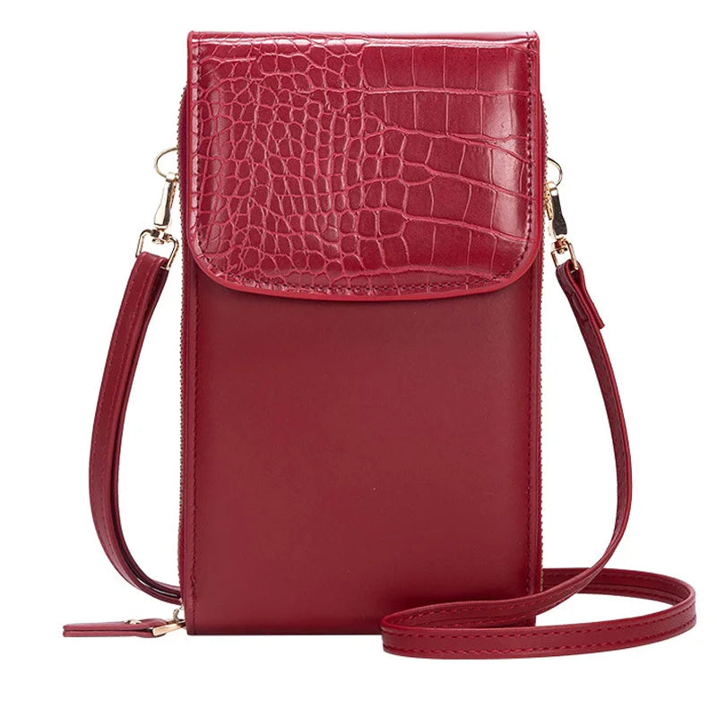 Mini Shoulder Bags Soft Mobile Phone Bags Leather Pu Women Purse