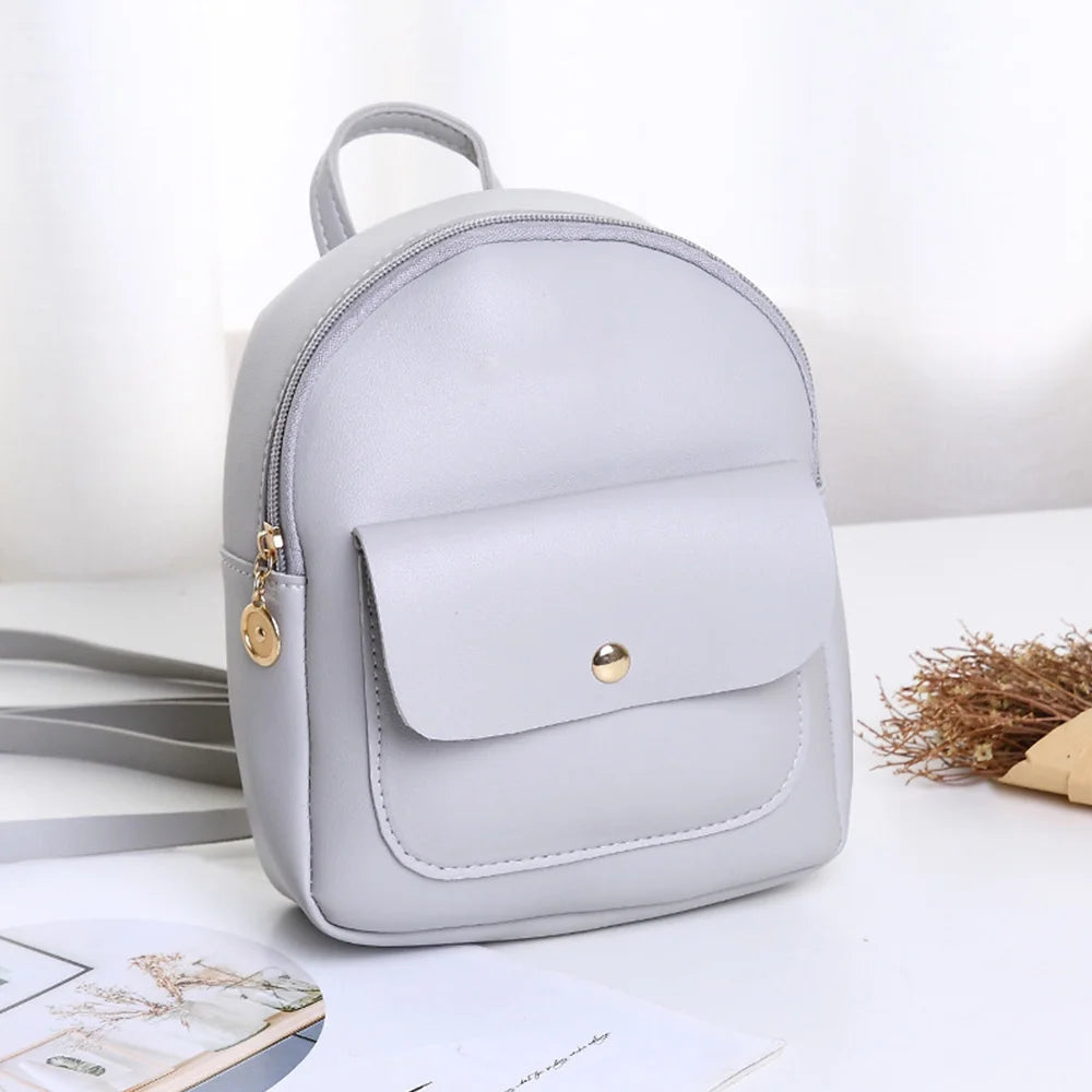 Mini Women Shoulders Small Backpack Purse Mobile Phone Ladies Travel