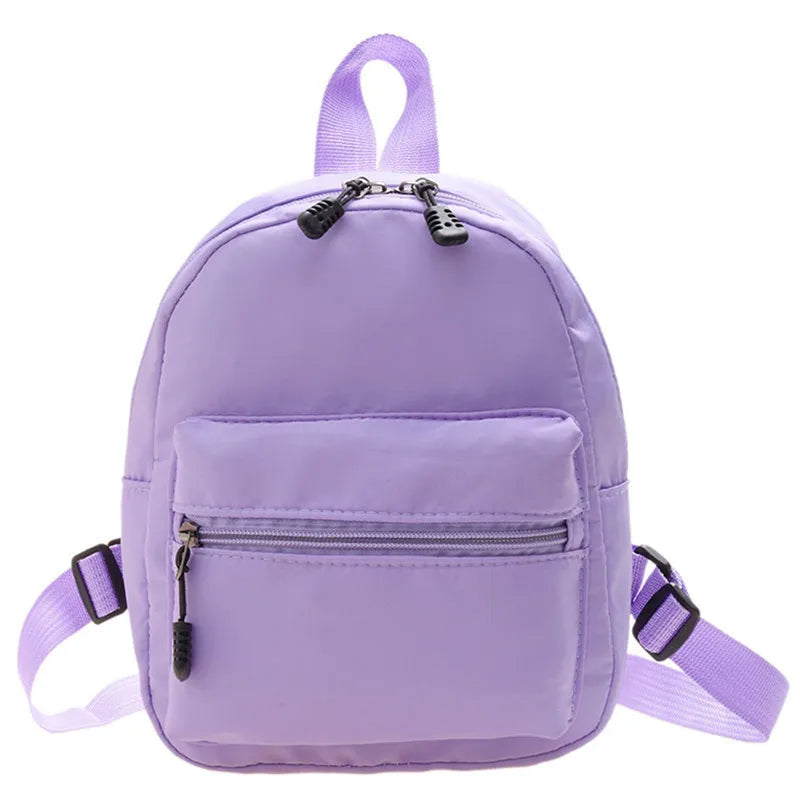Mini Women's Backpacks Nylon Female Bag Small School Bags Casual Backpack