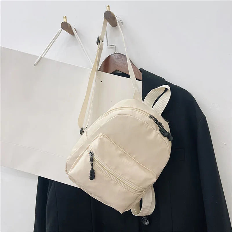 Mini Women's Backpacks Nylon Female Bag Small School Bags Casual Backpack