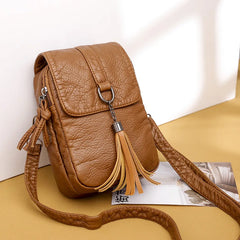 Mini Women's Small Shoulder Messenger Bag Pu Leather Wallet Lady Phone Bag