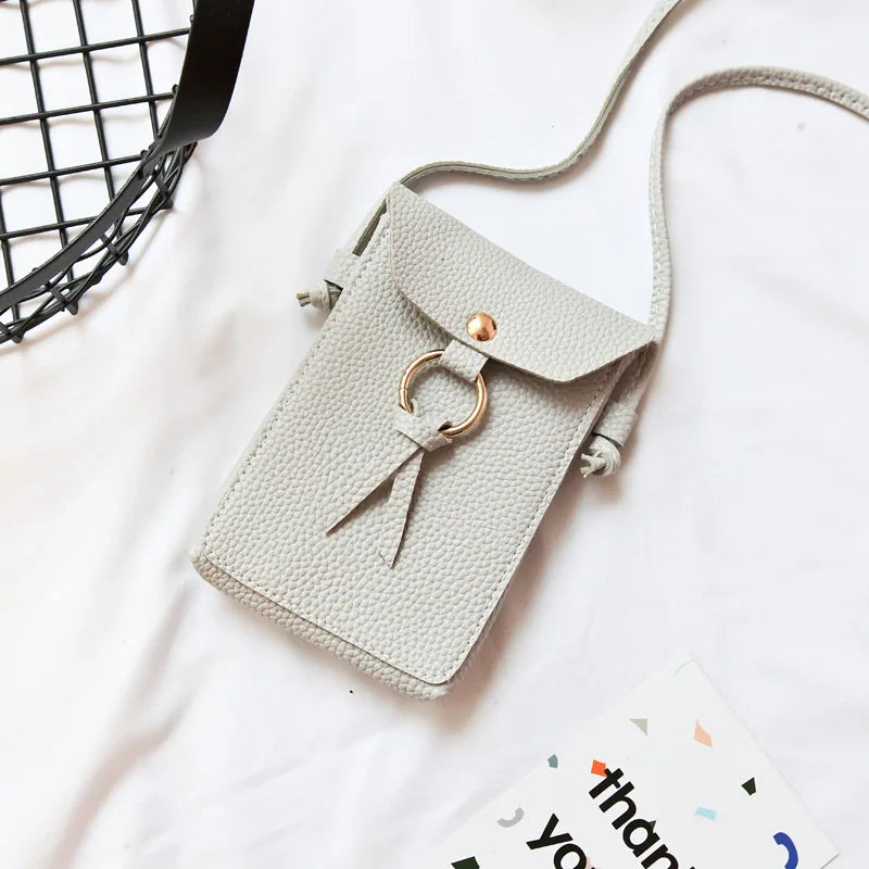 Leather Small Crossbody Bag for Women