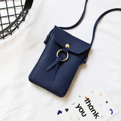 Leather Small Crossbody Bag for Women