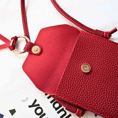 Leather Small Crossbody Bag for Women
