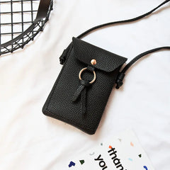 Leather Small Crossbody Bag for Women