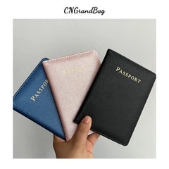 Monogrammed Initial Letters Passport Holder Travel Wallet