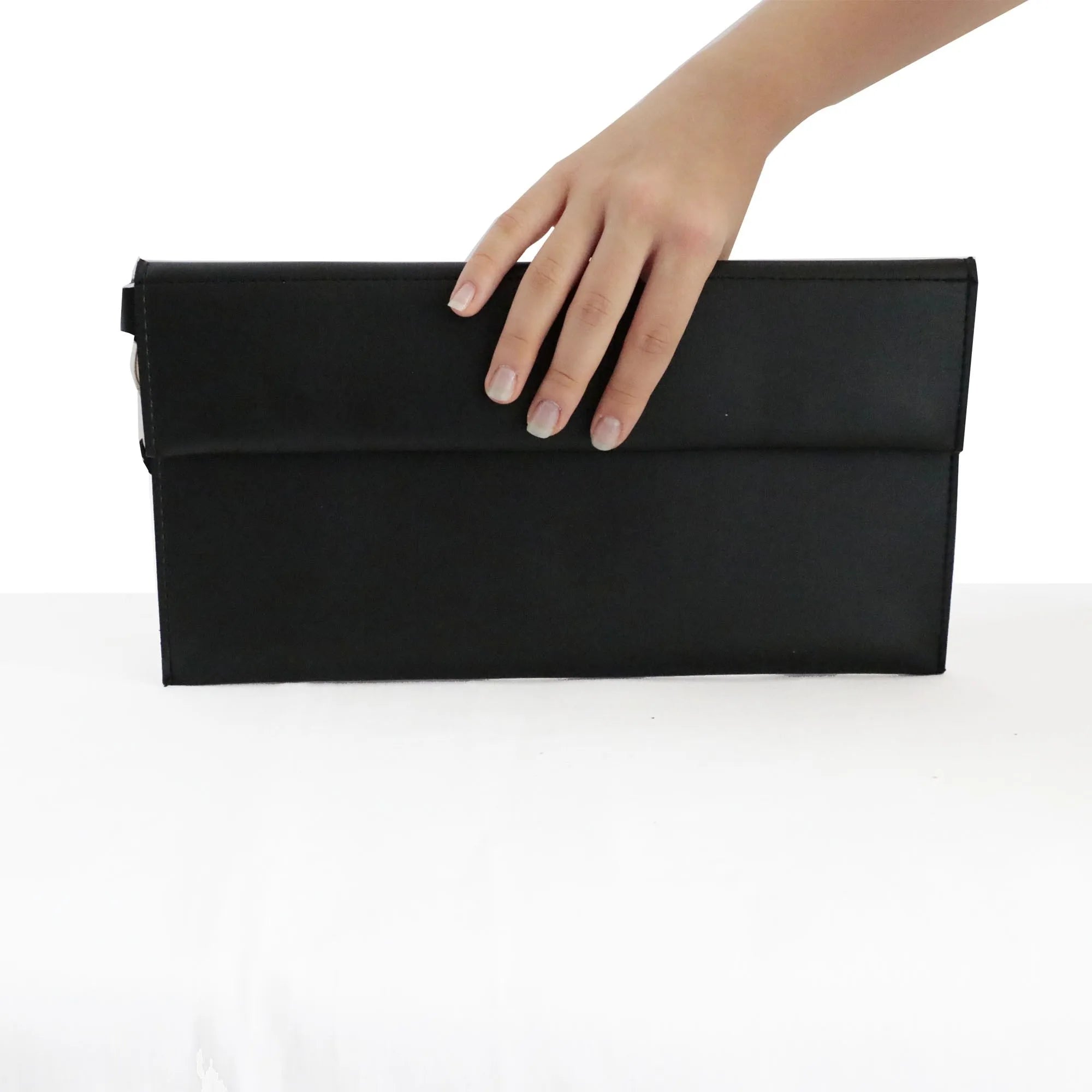Moon Portfolio Handbag Leather Shoulder Bag for Women