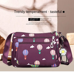 Multi-Layer Shoulder Bag Crossbody Lightweight Cloth Backpack