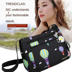 Multi-Layer Shoulder Bag Crossbody Lightweight Cloth Backpack