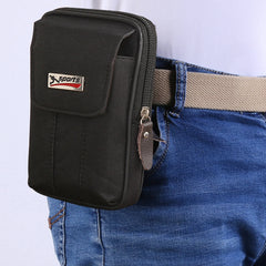 Men's Canvas Fanny Waist Bag Phone Purse Pocket