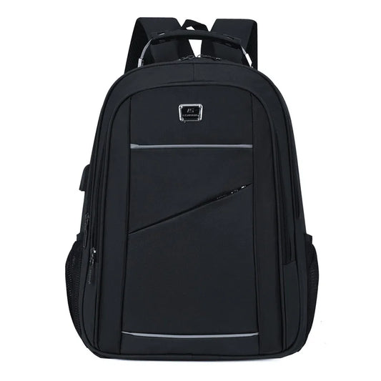 Multi-layer Zipper Backpack Men Computer Business Backpack