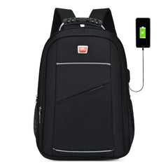Multi-layer Zipper Backpack Men Computer Business Backpack
