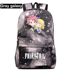 Anime Fairy Tail Boy Girl School Bag Multi Schoolbags