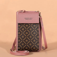 Flower Print Shoulder Bag Women's Clutch Wallet Handbag