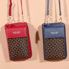 Flower Print Shoulder Bag Women's Clutch Wallet Handbag