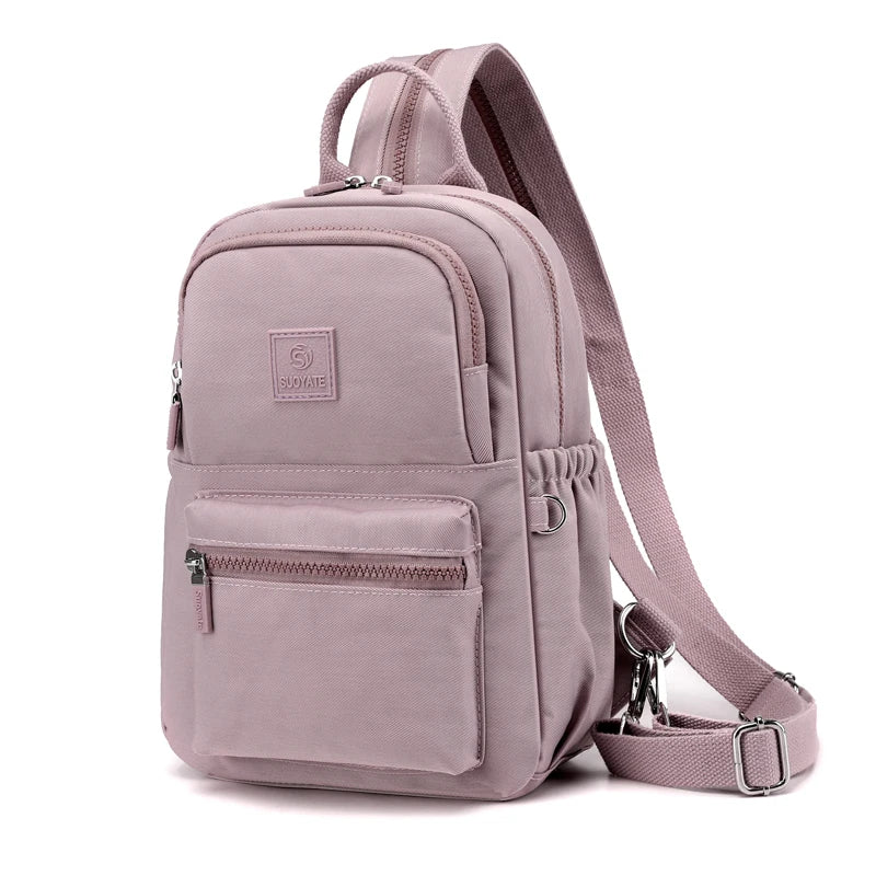 Multifunctional Women Shoulder Bag Durable Fabric Small Handbag