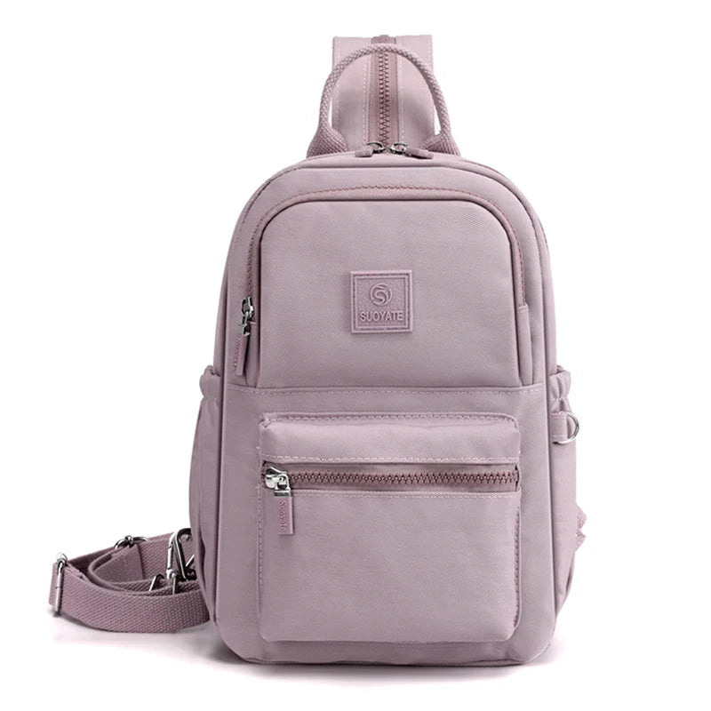 Multifunctional Women Shoulder Bag Durable Fabric Small Handbag