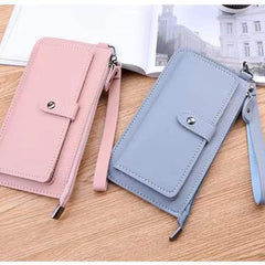 Women Wallet PU Leather Long Wallets Multi-card Clutch Zipper Purse
