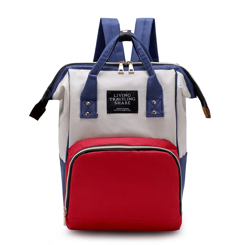 Mummy Maternity Nappy Bag Large Capacity Baby Care Bag Mom Backpack