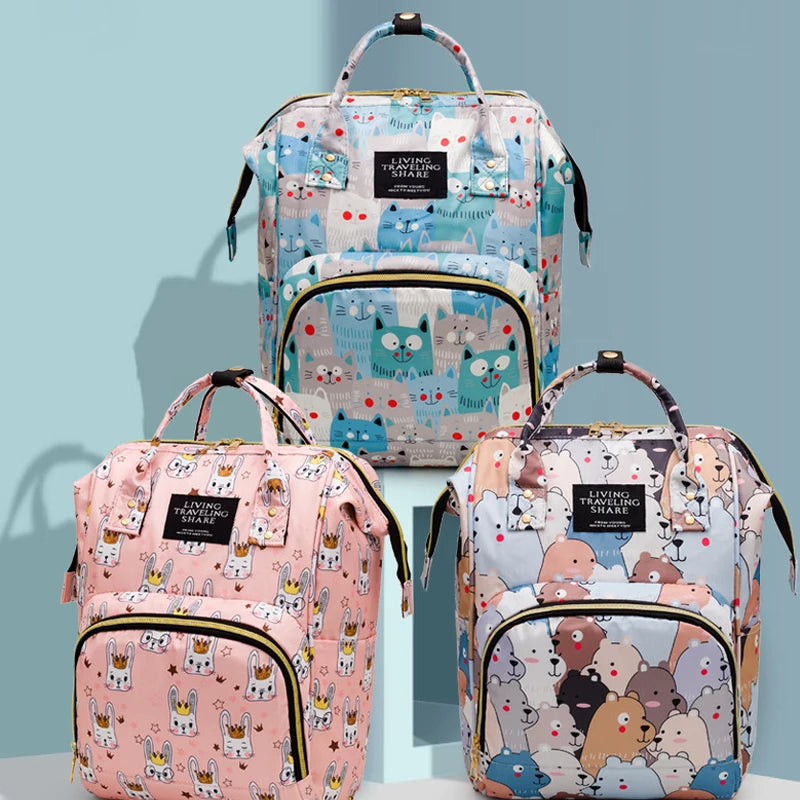 Mummy Maternity Nappy Diaper Backpack Bag Multi-function Waterproof