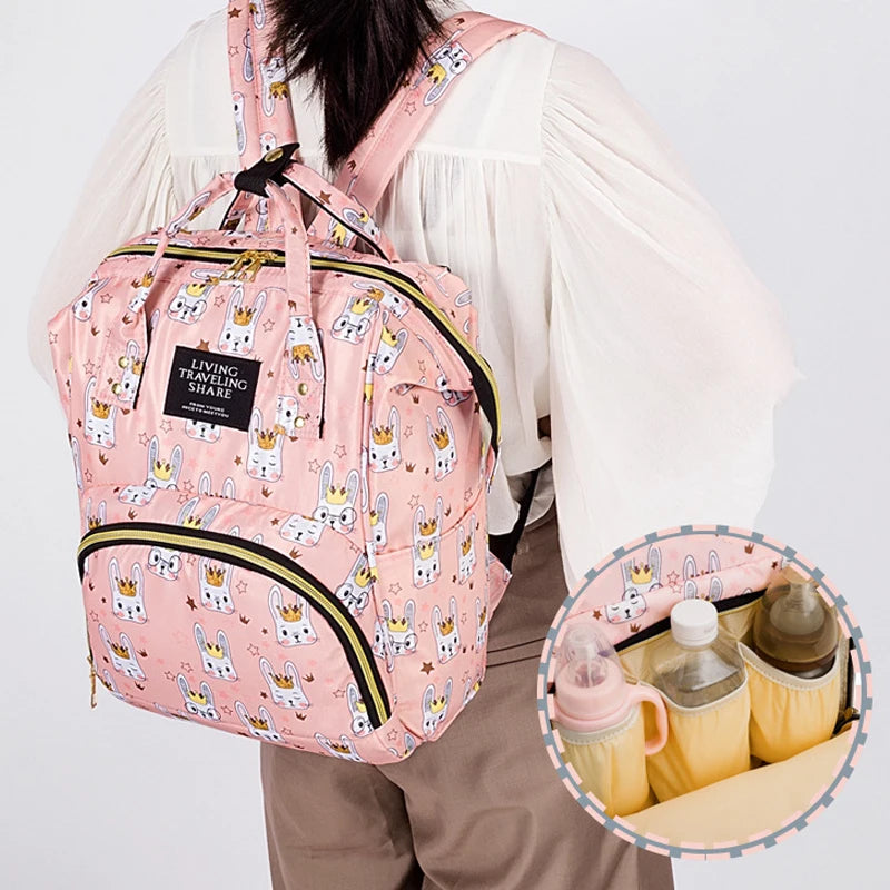 Mummy Maternity Nappy Diaper Backpack Bag Multi-function Waterproof