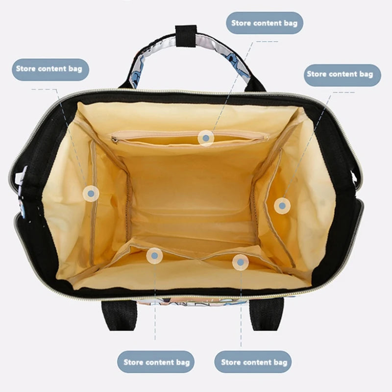 Mummy Maternity Nappy Diaper Backpack Bag Multi-function Waterproof
