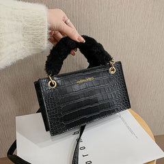 Animal Prints Handbag PU Leather Chain Strap Shoulder Bag