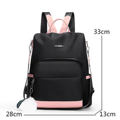 Anti-theft Women Backpacks Oxford Cloth Shoulder Bags for Teenagers Girls Large