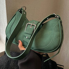 Frosted Shoulder Bags Matte Messenger Bags Large Capacity Handbag