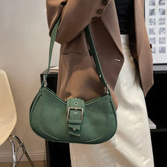 Frosted Shoulder Bags Matte Messenger Bags Large Capacity Handbag