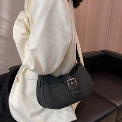 Frosted Shoulder Bags Matte Messenger Bags Large Capacity Handbag