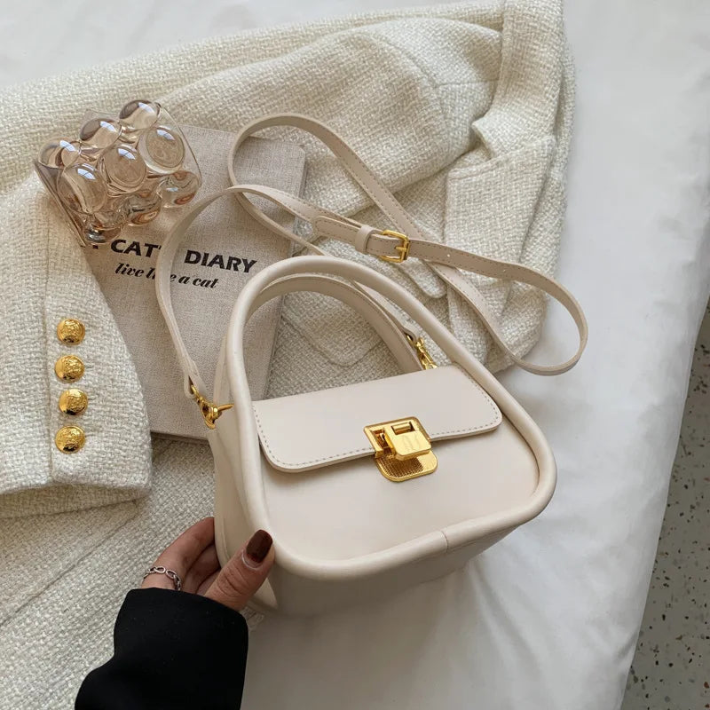 Green Women Handbag PU Leather Shoulder Bag Small Totes Crossbody Bag