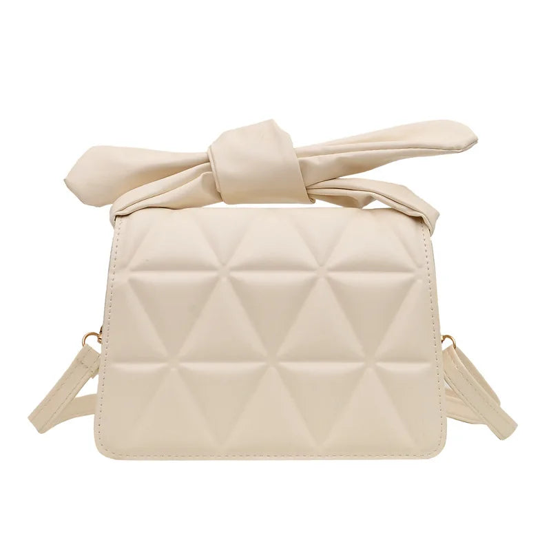 Women's Solid Handbag Purse Small Square Messenger Bag