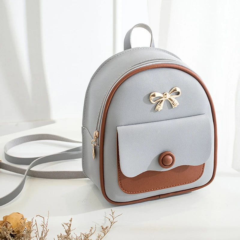 Girls' Mini Backpack Small Backless Bag Multi-Functional