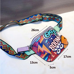 Graffiti Hip-Hop Women Waist Bag Belt Phone Money Pack
