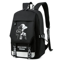 Anime Luminous School Backpack for Teenager Boys School Bag