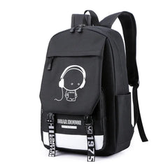 Anime Luminous Schoolbag Laptop Backpack for Boys