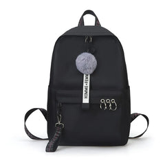 Women Canvas Backpack Teenager High Capacity Casual Travel Bag