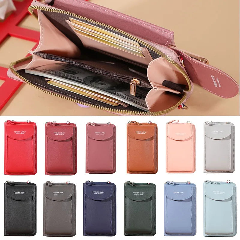 Women Small Crossbody Shoulder Bag Girls Multifunction Mobile Phone Pouch