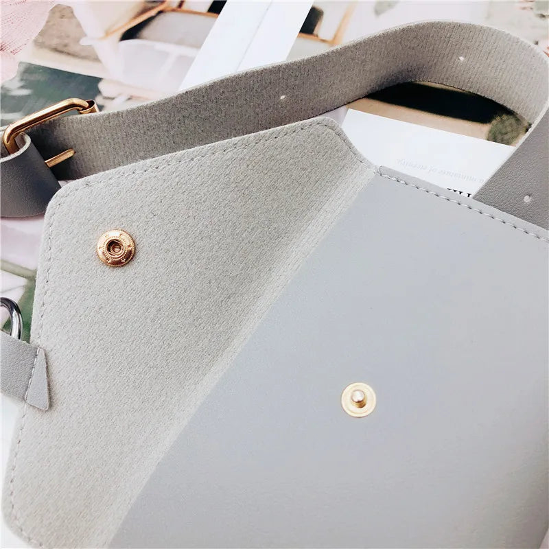 Women Envelope Waist Pack Belt Bag Phone Pouch Fanny Pack Bolosa Ring
