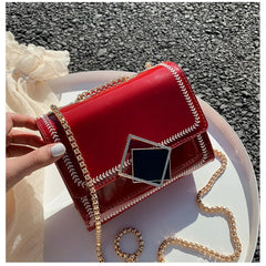Women's All-match PU Patent Leather Sequins One-shoulder Bag