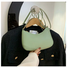 Vintage PU Leather Shoulder Bag Mini Hobos Handbags