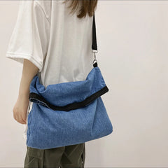 Canvas Shoulder Bag for Women Large Capacity Crossbody Shopper Bags