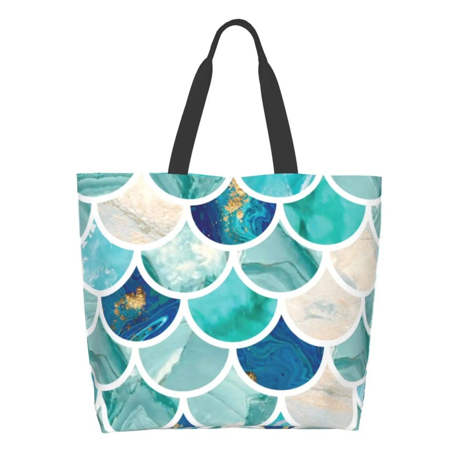 Non-standard Grain Printing Large Capacity Single Shoulder Shopping Bag