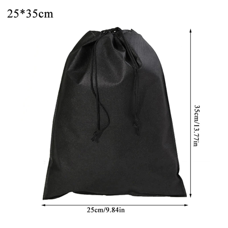 Non-woven Drawstring Bag Shoes Travel Portable Organizer Toiletry Bag